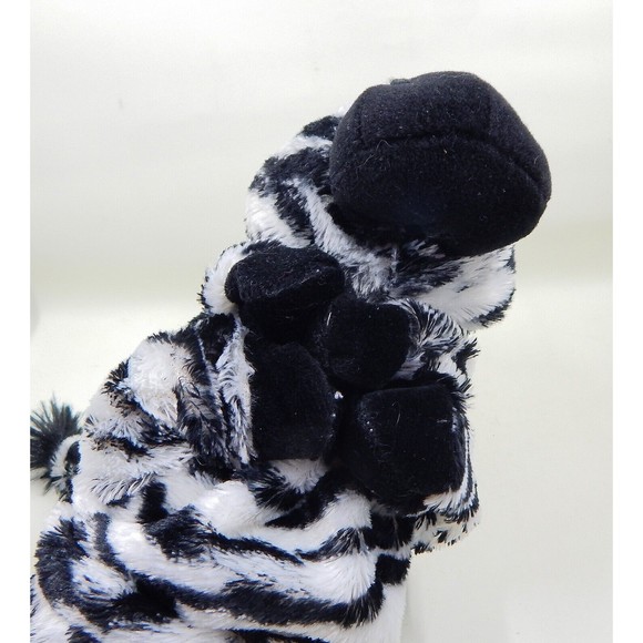 Caltoy Hand Puppet Zebra Plush Stuffed Toy Animal Black White - Picture 11 of 12
